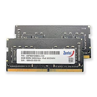 A6F8GH3SBCA-MC Zentel SODIMM 8GB, 1R x8 DDR4 Module
