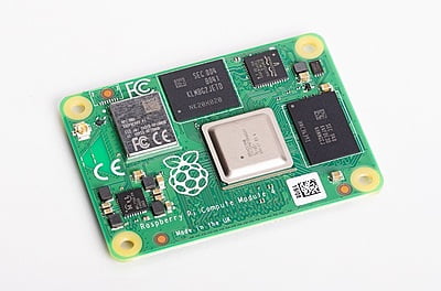 Raspberry Pi CM4 - CM4101000 - Wireless, 1GB RAM, 0GB eMMC