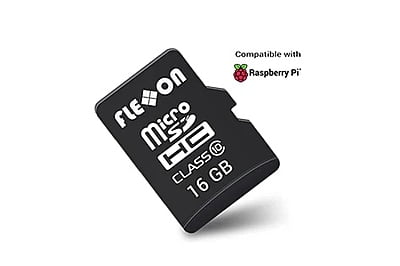 Flexxon FxAdv II microSD memory card for use with Raspberry Pi