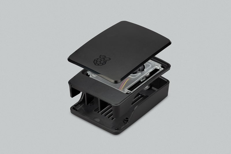 Raspberry Pi 5 Case (Black/Grey)