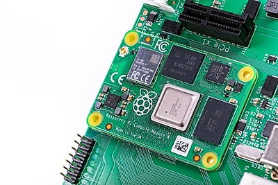 Raspberry Pi CM4 - CM4101000 - Wireless, 1GB RAM, 0GB eMMC