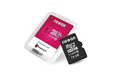 Flexxon FxAdv II microSD memory card for use with Raspberry Pi