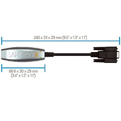 Lantronix - XDT2321002-01-S - XDIRECT232 Single port 10/100 device server, 100-240 VAC International power supply with regional adapters, RoHS