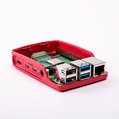 Raspberry Pi 4 Case (Red/White)