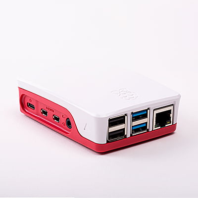 Raspberry Pi 4 Case (Red/White)