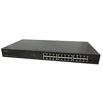 Lantronix - SM24TAT2SA-EU - Smart Managed Gigabit Ethernet PoE+ Switch