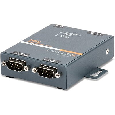 Lantronix - UD2100002-01 - UDS2100 2 PORT DEVICE SERVER, INTERNATIONAL POWER SUPPLY, ROHS COMPLIANT