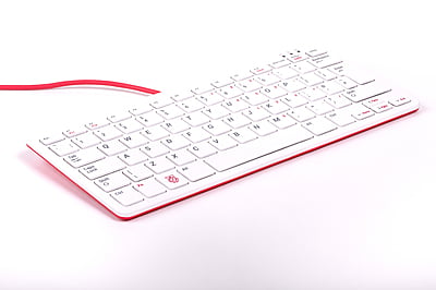 Raspberry Pi Keyboard & Hub - UK version (Red/White)